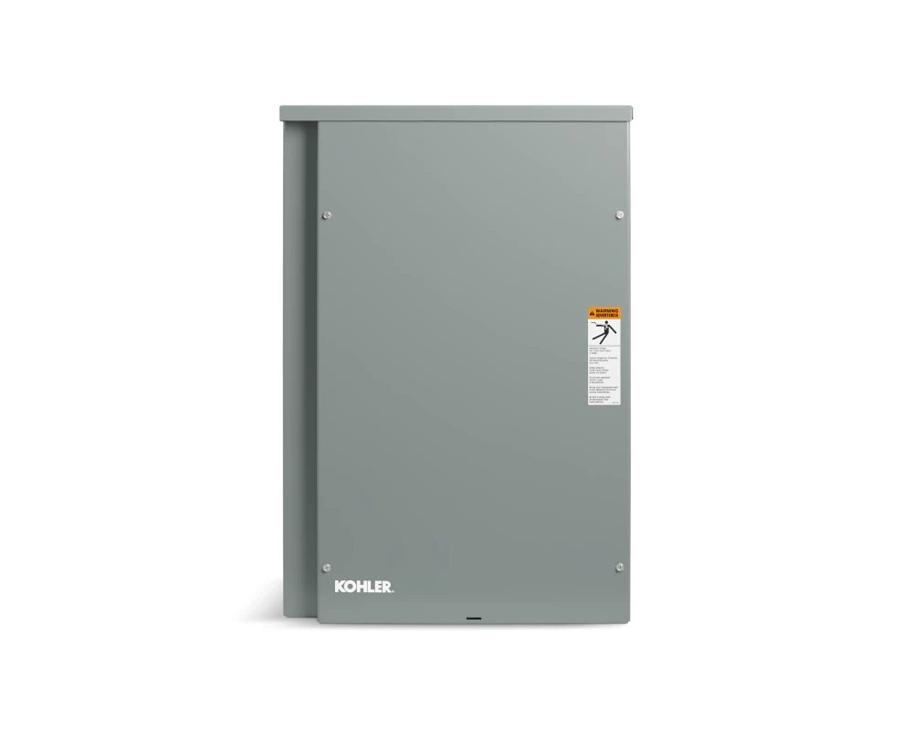 Kohler manufacturer illustration: RXT-JCTC-200A-MV03 RXT ATS - 200-amp, Three Phase/3 Pole, 208V, CSA