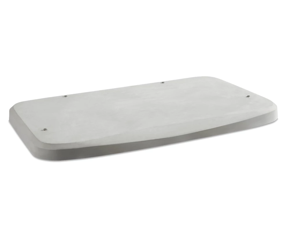 Kohler manufacturer illustration: GM90969-KP1-QS 3" Concrete Pad, 14RESA(L)/20RESC(L)